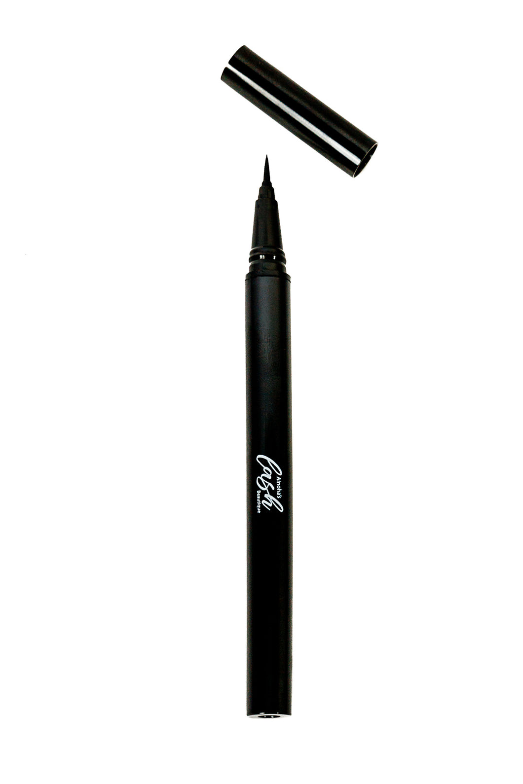 Black pen eyeliner